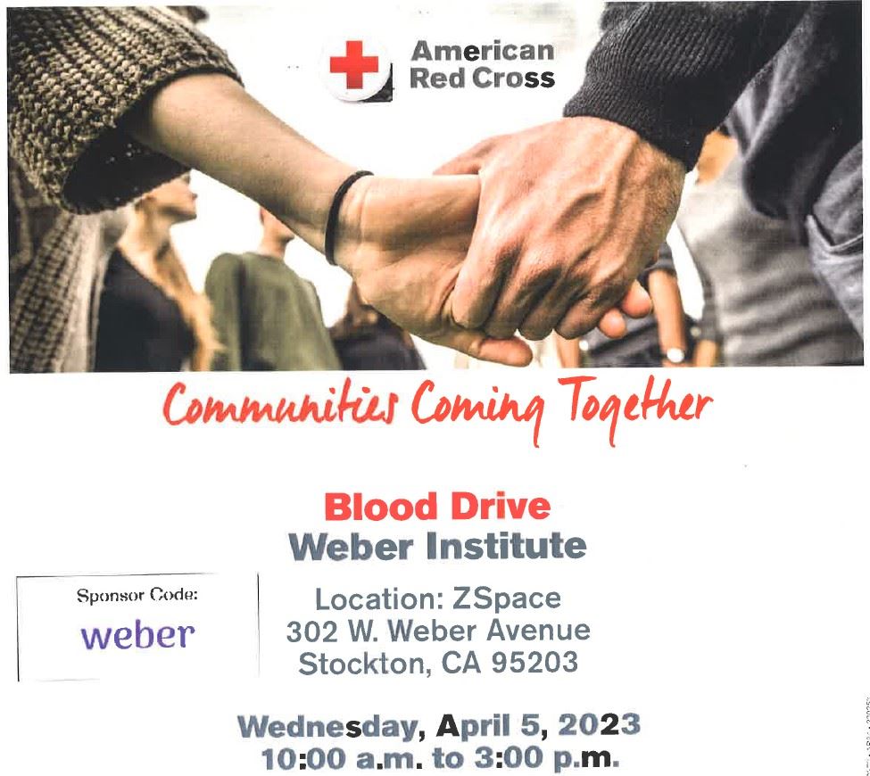 Weber Blood Drive Flyer Image